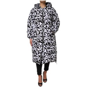 Dolce & Gabbana, Dames, Mantels, Wit, Maat: XS Poliester,