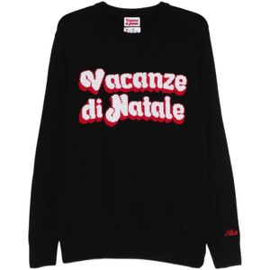 MC2 Saint Barth, Heren, Truien, Zwart, Maat: S Wol,