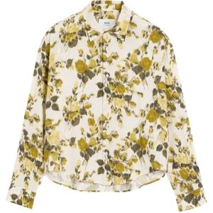 Ami Paris, Dames, Blouses & Shirts, Groen, Maat: S Viscose,