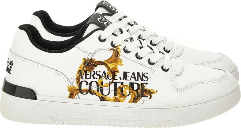 Versace - Zwart Goud - Veterschoenen - Wit