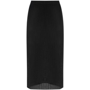 Maison Margiela, Dames, Rokken, Zwart, Maat: M