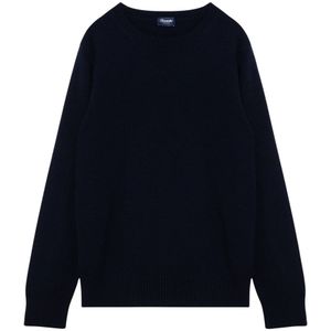 Drumohr, Heren, Truien, Blauw, Maat: 2XL Kasjmier,