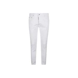 Dsquared2 Witte Skater Jeans voor Heren , White , Heren , Maat: W40