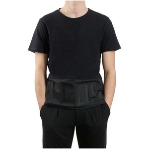 Gcds, Heren, Tops, Zwart, Maat: L Nylon,