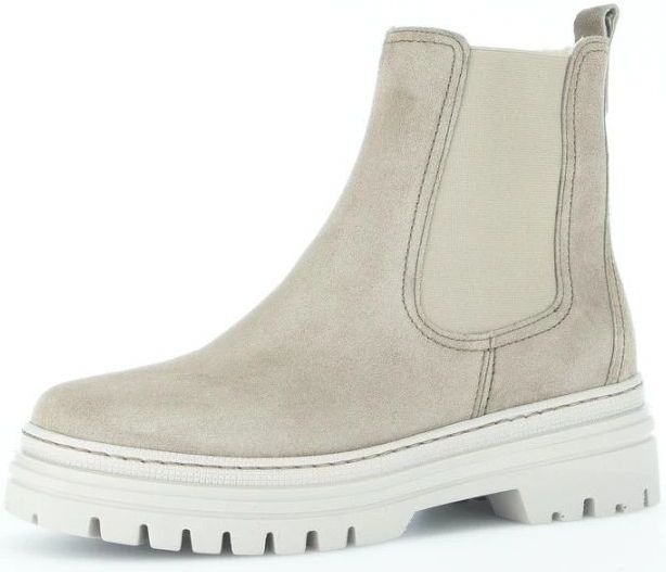 Chelsea Boots - Effen - Leer en Suède - Blokhak - Anti-slip Zool