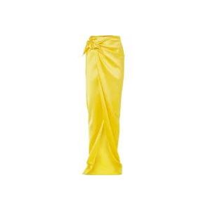 Balenciaga Maxi Skirts , Yellow , Dames , Maat: S