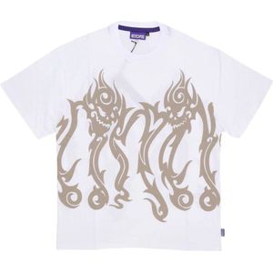 Octopus, Heren, Tops, Wit, Maat: L Katoen,