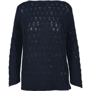 Malo, Dames, Truien, Blauw, Maat: M Wol,