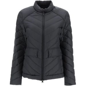 Woolrich, Dames, Jassen, Zwart, Maat: L Wol,