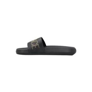 Versace Rubber sandals , Black , Heren , Maat: 44 EU