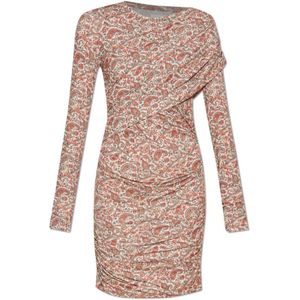 Marant étoile, Dames, Jurken, Beige, Maat: XS Modal,