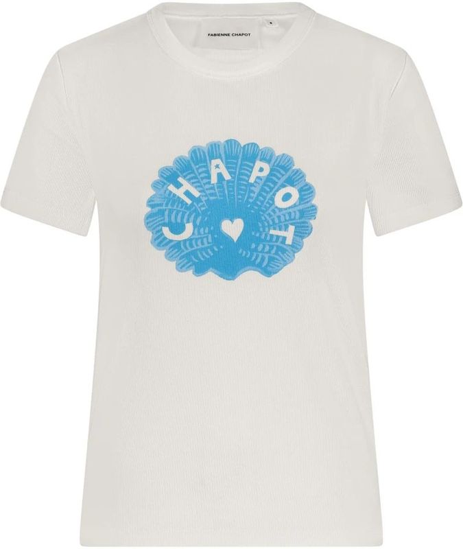 Fabienne Chapot Shirt  crème / blauw