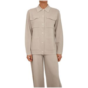 Nenette, Dames, Truien, Beige, Maat: XS Wol,