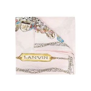 Lanvin Zijden sjaal , Pink , Dames , Maat: ONE Size