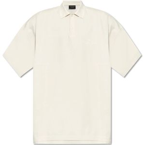 Balenciaga, Heren, Tops, Beige, Maat: M Katoen,