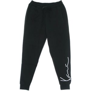Karl Kani, Dames, Broeken, Zwart, Maat: XS Fleece,