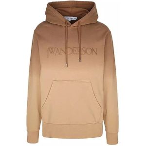 JW Anderson, Heren, Sweatshirts & Hoodies, Bruin, Maat: M Katoen,