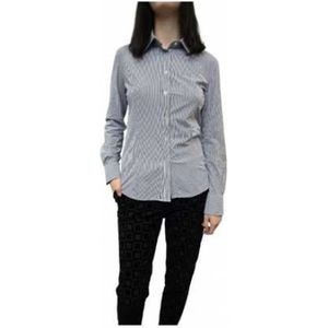 Rrd, Dames, Blouses & Shirts, Grijs, Maat: L Leer,