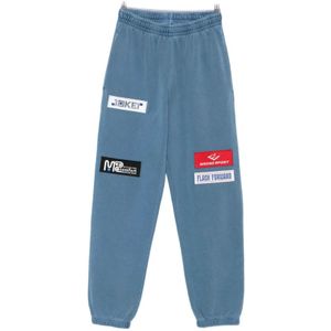 Martine Rose, Heren, Broeken, Blauw, Maat: M Katoen,