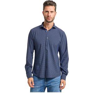 YES Zee, Heren, Overhemden, Blauw, Maat: XL