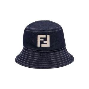 Fendi Hats , Blue , Heren , Maat: L