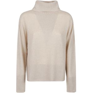 Aragona, Dames, Truien, Beige, Maat: S Kasjmier,