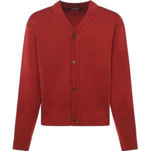 Jacquemus, Heren, Truien, Rood, Maat: S Wol,