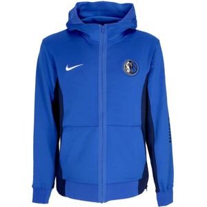 Nike Dallas Mavericks Full-Zip Hoodie , Blue , Heren , Maat: S