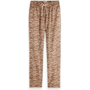 Scotch & Soda, Dames, Broeken, Bruin, Maat: XS