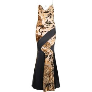 Roberto Cavalli, Dames, Jurken, Veelkleurig, Maat: S Zijde,
