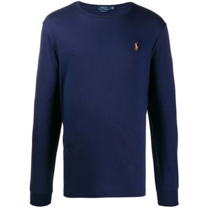 Polo Ralph Lauren, Heren, Tops, Blauw, Maat: L Katoen,