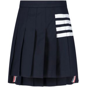 Thom Browne, Dames, Rokken, Blauw, Maat: S