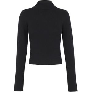 Cortana, Dames, Truien, Zwart, Maat: XS Kasjmier,