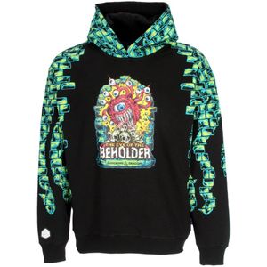 Octopus, Heren, Sweatshirts & Hoodies, Zwart, Maat: XS Katoen,