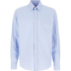 Valentino Garavani, Heren, Overhemden, Blauw, Maat: L