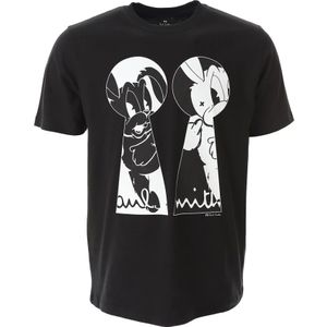 PS By Paul Smith, Heren, Tops, Zwart, Maat: S Katoen,