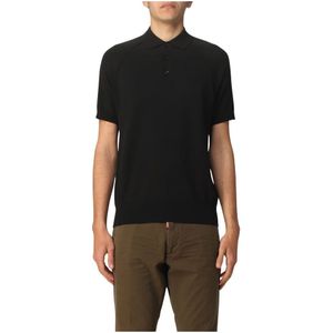Paolo Pecora, Heren, Tops, Zwart, Maat: XL
