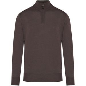 Canali, Heren, Truien, Bruin, Maat: XL Wol,