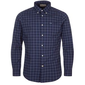 Barbour, Heren, Overhemden, Blauw, Maat: M Katoen,