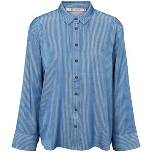 RUE de Femme, Dames, Blouses & Shirts, Blauw, Maat: XS Viscose,