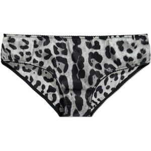 Dolce & Gabbana, Dames, Ondergoed, Grijs, Maat: 2XS Zijde,