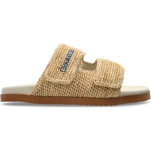 Dsquared2, Heren, Schoenen, Beige, Maat: 42 EU Leer,