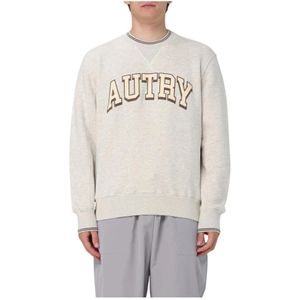 Autry, Heren, Sweatshirts & Hoodies, Grijs, Maat: 2XL