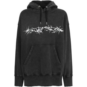 Givenchy, Heren, Sweatshirts & Hoodies, Zwart, Maat: M Katoen,