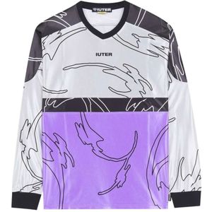 Iuter, Heren, Tops, Paars, Maat: S Poliester,