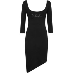 Philipp Plein, Dames, Jurken, Zwart, Maat: XS Viscose,