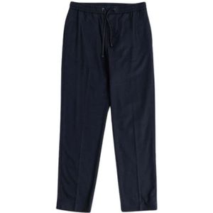 Moncler, Heren, Broeken, Blauw, Maat: S Kasjmier,