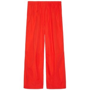 Gucci, Heren, Broeken, Rood, Maat: S Katoen,