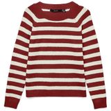 Vero Moda - Vmdoffy LS O-Neck Blouse Noos - Bordeauxrood - Trui