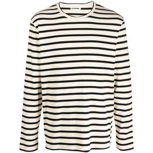 Jil Sander, Heren, Tops, Beige, Maat: XL Katoen,